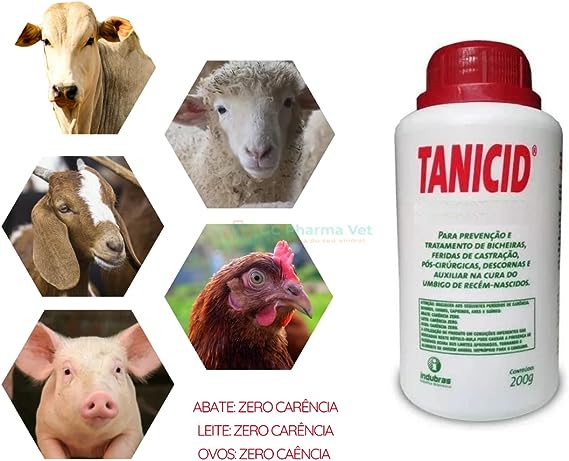 Tanicid 200g - INDUBRAS