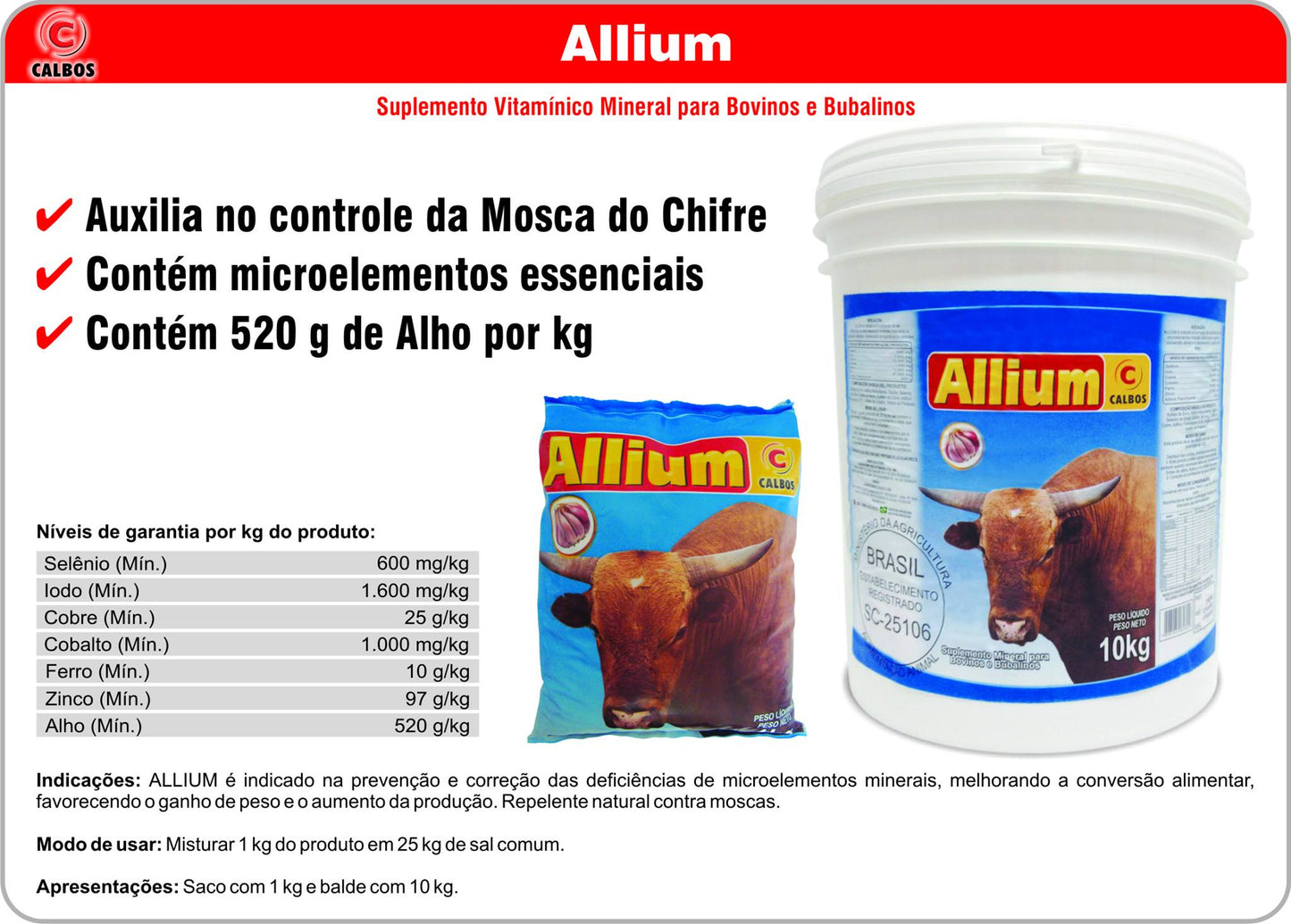 Allium 20 kg - CALBOS