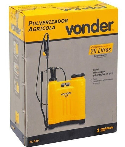 Bomba Costal Pulverizador Agricola Manual 20 Litros Vonder