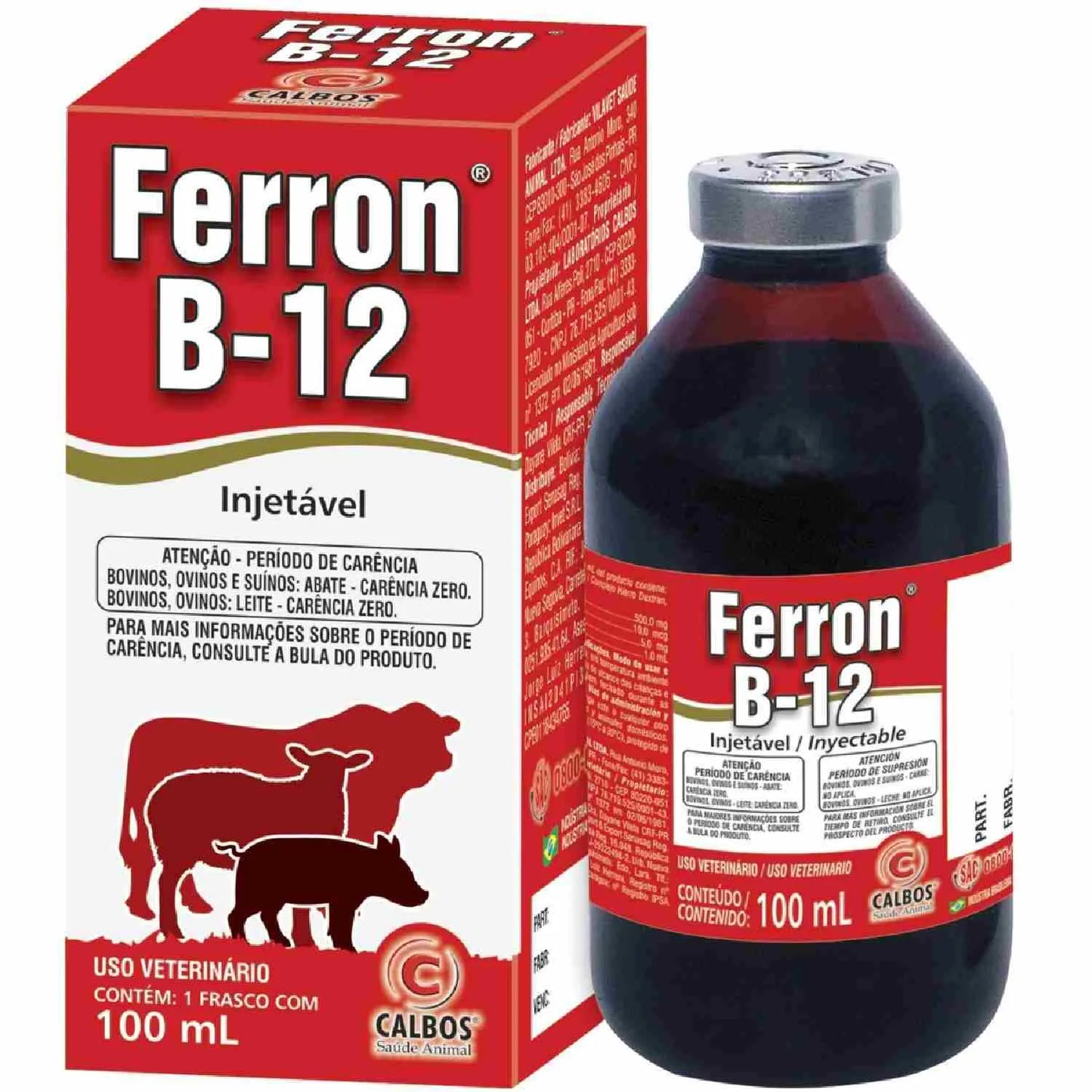 Ferron B12 100ml  Injetável CALBOS